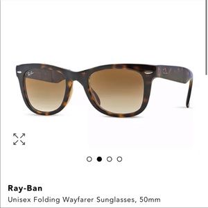 Ray Ban Wayfarer folding sunglasses